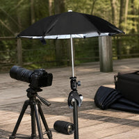 Tripod Phone Sun Shade Umbrella for Outdoor Live Streaming and Photography