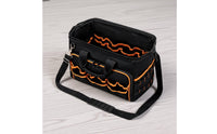 Heavy Duty Tool Bag Wear Resistant Multi-Compartment Tool Tote Oxford Cloth for Carpenters, Plumbers