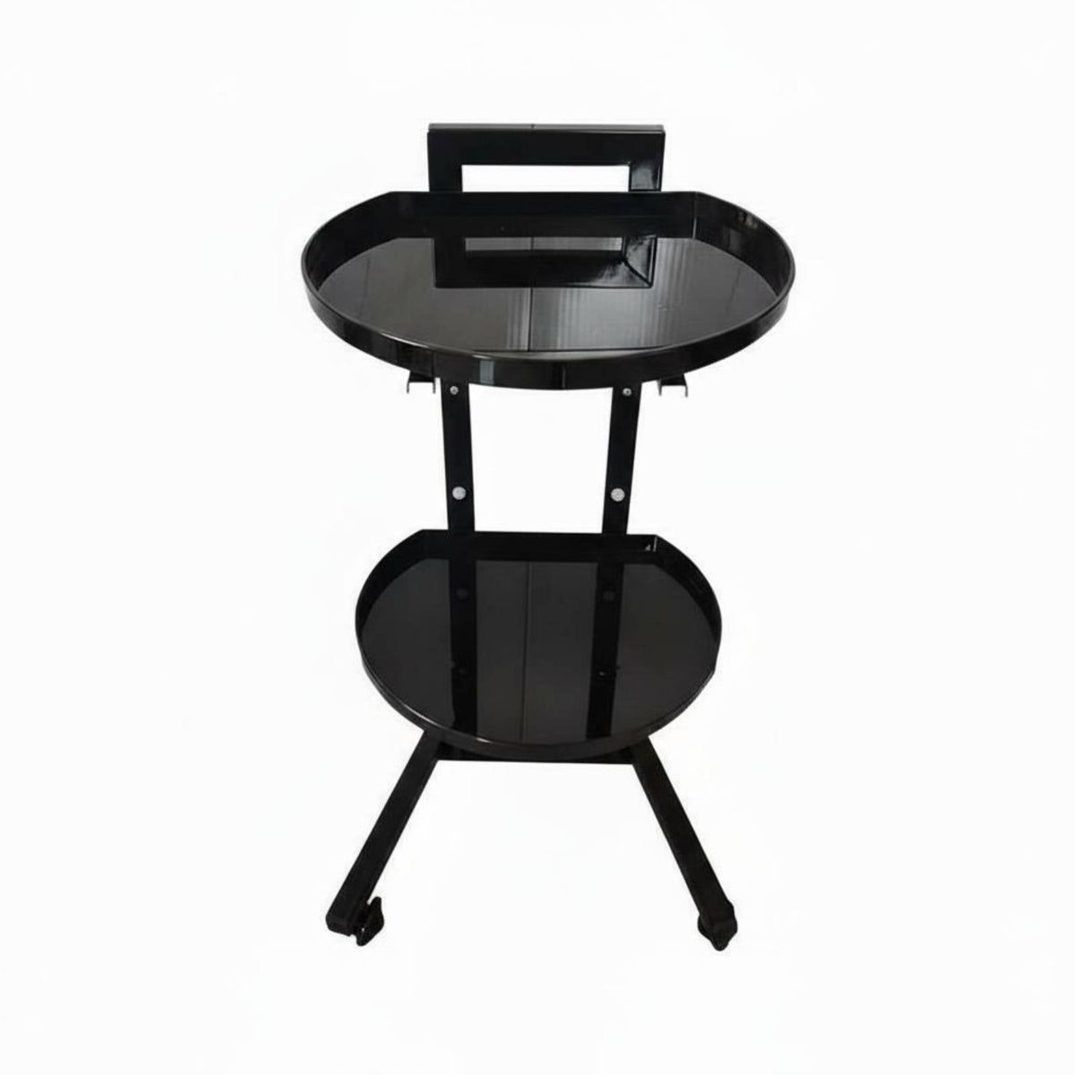 Foldable Design Rolling Salon Trolley Multi-Functional Mobile Hairdressing Trolley Easy to Clean for Barbers, Spa, Tattoo Parlor, Art Studio