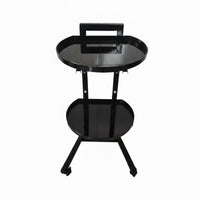 Foldable Design Rolling Salon Trolley Multi-Functional Mobile Hairdressing Trolley Easy to Clean for Barbers, Spa, Tattoo Parlor, Art Studio