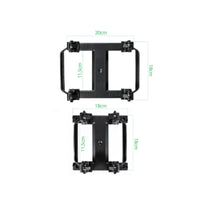 Foldable Quick-Release Bracket Rigid Bike Bag Mount Sturdy Bike Rack Adapter Lightweight for Commuters, Commuting