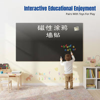 Magnetic Whiteboard Wall Sticker, Removable Blackboard for Kids, Erasable Drawing and Writing Board, Home Learning, Frameless