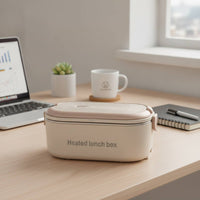 Electric Electric Heated Lunch Box Compact Electric Lunch Box with Stainless Steel Container Portable Food Warmer for Commuters