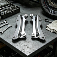 Motorcycle Backrest Mounting Brackets Detachable Sissy Bar Mounting Hardware Polished Quick Release Brackets for Riders