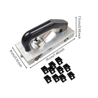 Four Track Guide Cutter Portable PVC Flooring Groover Aluminum Alloy Manual Grooving Tool
