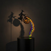 Spooky Witch Light with Pot Colorful Witch Garden Light Enchanted Halloween Decor Sturdy for Pathway