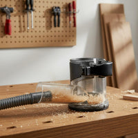 Easy to Install Transparent Trim Router Guard Wear Resistant Dust Collection Router Base Power Tool Accessory for Woodworking