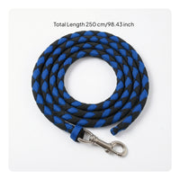 Braided Horse Lead Rope with Snap Hook Twisted Horse Lead Rope Long-Lasting Sturdy for Equestrians, Stable, Turnout