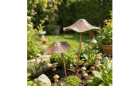 2 Pieces Garden Stake Weathered Garden Stake Stakes for Planters, Pathways