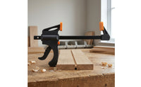 Mini Trigger Clamp Compact Woodworking Clamp Quick-Release Lightweight for Woodworkers, DIYers, Makers, DIY Projects, Workshops