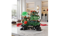 Grand Opening Gift Pixiu Cabbage Statue Auspicious Symbol Feng Shui Prosperity Statue Exquisite Craftsmanship Chinese Good Luck Figurine Collectible for Business Owners, Living Room, Office, Shop, Reception Desk