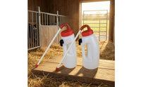 Calf Drenching Bottle Veterinary Calf Tube Feeder Oral Drenching Bottle Integrated Handle Translucent Plastic