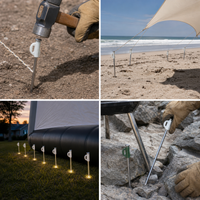 Reflective Guy Ropes for Camping Tents and Tarps, Luminous Anti-Trip Tent Cord