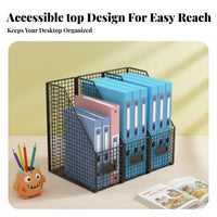 MultiTiered Desk Organizer Modern Design MultiTiered desktop shelf Includes Drawer