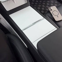 Anti-Scratch Silicone Console Mat Easy Installation Center Console Cover Smudge-Resistant-Resistant Long-Lasting for Electric Vehicle Model Three Owners
