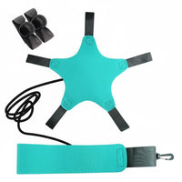 Improves Spiking Technique Volleyball Spike Coach High Elasticity Volleyball Hitting Coach Elastic Cord Adjustable Spike Training System Easy to Install for Beginners, Kids, Gym, Backyard