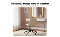 Adjustable Height Lowsupport rotate Stool Minimalist Design Armless Pedestal Chair multipurpose Use Seating Furniture Ergonomic rearrest for Makeup fans, Home Workers, Vanity Area, Living Room, Kitchen Counter, Entryway