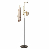 Italian Luxury Aesthetic Sculptural Coat Rack complimentarystanding Garment Stand stylish Clothes Valet Minimalist Design for Homeowners, Professionals, Bedside, Entryway, Walk-in Closet, Living Room