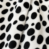 Animal Print Short Plush Fabric for Sofa and Toy Upholstery