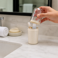 Portable Travel Toothbrush Holder and Mouthwash Cup Set