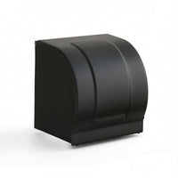 Toilet Tissue Holder with Shelf Enclosed Hardware