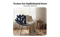 blossom Backrest Cactus-Shaped Armchair distinctive Shape paddinged perusing Chair Artistic Design Living Room Seating Statement Piece for Interior Designers, Homeowners, Book Lovers, Lounge Area, Bedroom, Home Office, Reception Hall