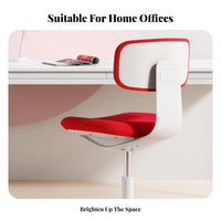 Thick Padded Seat Ergonomic Task Chair 360-Degree rotation mediumspine Mesh Task Chair space-saving Design Computer Seating Wheeled Base for Students, distant Workers, Adults, Study Room, Bedroom, Workspace