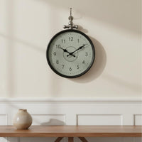 Water-Resistant Waterproof Wall Timepiece IP44 Outdoor Timepiece Easy to Read for Garden, Under Eaves