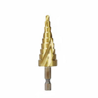 Stepped Design Step Drill Bit High Speed Steel Hole Cutter 4-32 Mm for Metal Drilling