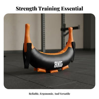 Multiple Grips Bulgarian Bag Tear-Resistant Bulgarian Training Bag Reinforced Stitching Crescent Sandbag Long-Lasting PU Material for Personal Trainers, Athletes, Adults, Functional Fitness, Gym, Physical Conditioning