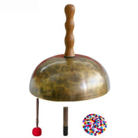 Detachable Tone Bowl Easy to Hold Handheld Tone Bowl Mallet Smooth Striking for Meditation, Stretching Practice, Sound Wellness