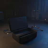 Zippered Guitar Pedal Board Case Top Handle Pedal Board Carrying Case Padded Pedalboard Carry Bag Lined Interior