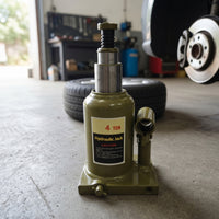 Low Profile Bottle Jack Industrial Grade Short Hydraulic Jack Adjustable Screw Top Lifting Equipment for Mechanics, Truck Owners, Auto Repair Shop