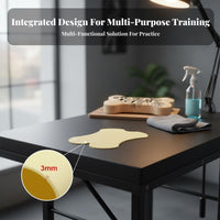 Double-Sided Use body art Practice Skin Clean Ink Absorption Synthetic Skin Practice Sheet Stretchable technique Training Tool Blank Surface for Beginners, Apprentices, Equipment Testing