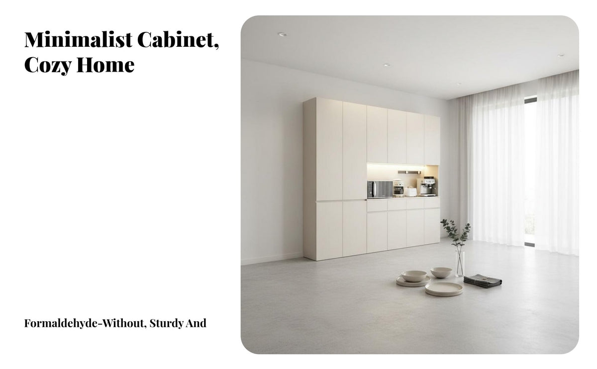 Kitchen Sideboard Cabinet Thickened Board Dining Room Buffet Sturdy Construction Standing Buffet Sideboard for Families, Homeowners, Home, Hallway