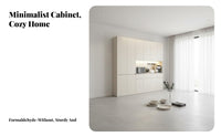 Kitchen Sideboard Cabinet Thickened Board Dining Room Buffet Sturdy Construction Standing Buffet Sideboard for Families, Homeowners, Home, Hallway