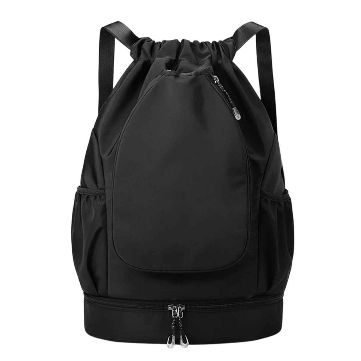 Lightweight Badminton Racket Backpack Portable Badminton Bag Large Capacity Drawstring Sports Bag Water Bottle Pocket for Women