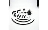 AN6 Fittings EFI Fuel Pressure Regulator Kit Aluminum Adjustable Fuel Pressure Regulator Braided Hoses Vehicle Part Mounting Bracket