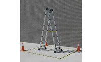 Telescopic Ladder Multifunction Folding Ladder Foldable for Electricians, Contractors, Home Maintenance, Electrical Work, Construction Sites