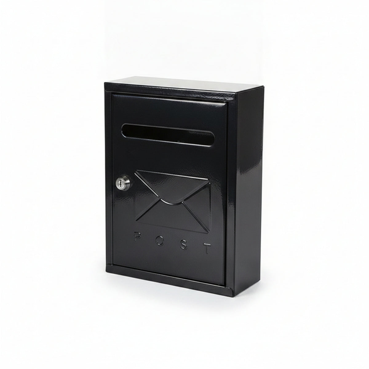 Compact Wall-Mounted Mailbox Rectangular Metal Mailbox Easy to Install Home Storage for Outdoor