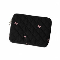Safeguarding Padding Quilted Laptop Sleeve Portable Padded Tablet Pouch Lightweight Quilted Computer Sleeve Scratch Resistant for Travel, Office