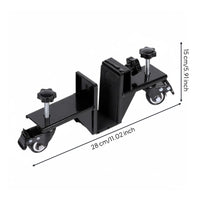 Adjustable Door Cart Thickened Panel Cart Lockable Wheels Heavy Duty Panel Roller for Installers, Carpenters, Workshop, Warehouse