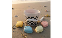 Matte Finish Silicone Beach Toy Set Raised Details Sand Pail and Shovel Set Molded Silicone Beach Toys Easy to Clean for Children, Water Play