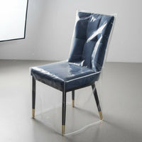 Transparent Chair Cover Dustproof PVC Chair Protector Full Coverage Clear Vinyl Seat Cover for Families with Children, Restaurants, Banquets, Parties