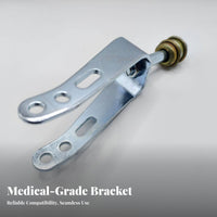 Caster Fork Heavy Duty Medical Caster Bracket Wear Resistant Front Wheel Bracket