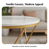 Nordic design Scalloped spine Armchair Gold-Tone Frame Accent Chair plush fabric Upholstery Single Sofa Ergonomic Comfort for Business Owners, Interior Designers, Living Room, Boutique, Bedroom, perusing corner