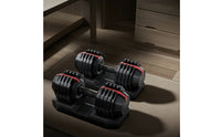 Quick-Adjust Adjustable Dumbbell Set with Storage Base 1-Second Adjustable Dumbbell Pair One-Hand Dumbbells with Base Non-Slip for Fitness Enthusiasts, Home Gym, Strength Training