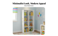 Adjustable Cube Organizer Freestanding Storage Cabinet Openrear Construction shelf unit for Children, Homeowners, Kids' Room, Playroom, Bedroom