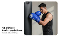 Shock Absorbing Boxing Gloves Long-Lasting Training Gloves Secure Fit for Adults, Teenagers, Gym, Fitness