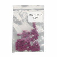 Mop Fly Body Material Bright Colors Soft Worm Fly Tying Material Realistic Imitation for Anglers